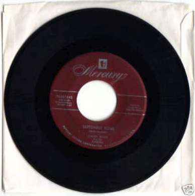 JIMMY RICKS &amp; THE RAVENS 45 7" SEPTEMBER SONG DOO WOP