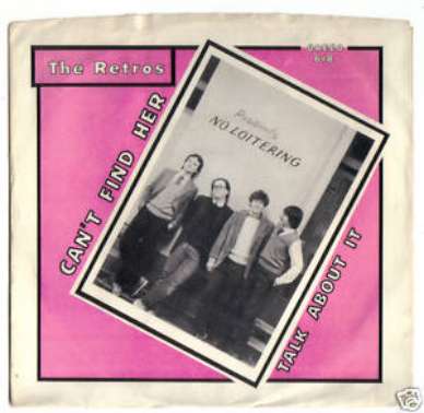 THE RETROS 45 TALK ABOUT IT GRECO NJ GARAGE POWERPOP NM