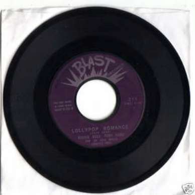 DEBBIE REED &amp; TONY DANO  45 7" LOLLYPOP ROMANCE DOO WOP